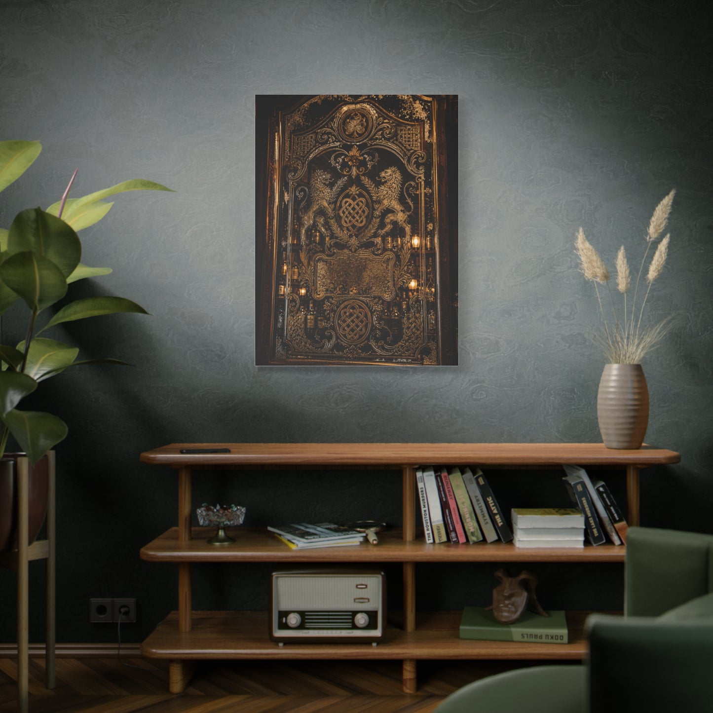 Victorian Ornate Bar Mirror Wall Art & Canvas Print
