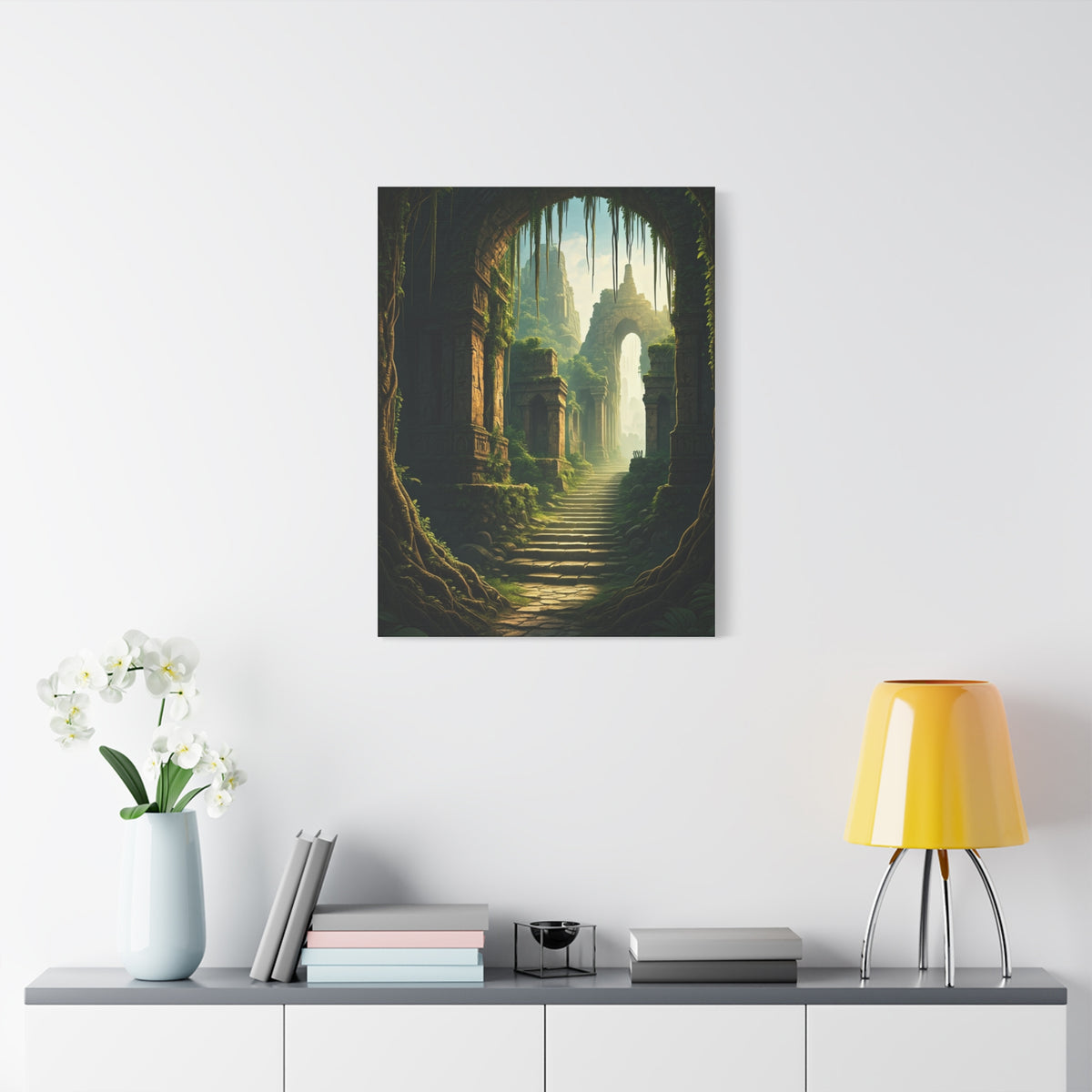 Enchanted Ruins Gateway Fantasy Landscape Wall Art & Canvas Prints