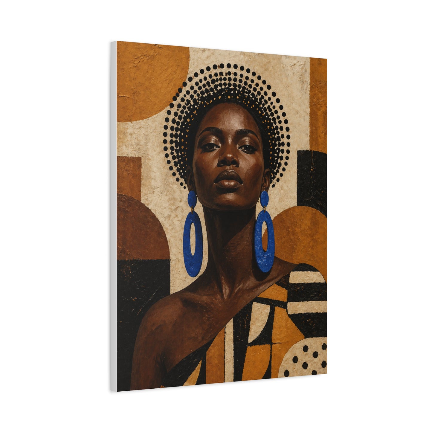 Afrocentric Power Portrait Wall Art & Canvas Print