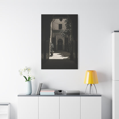 Moorish Courtyard Archway Light Wall Art & Canvas Prints