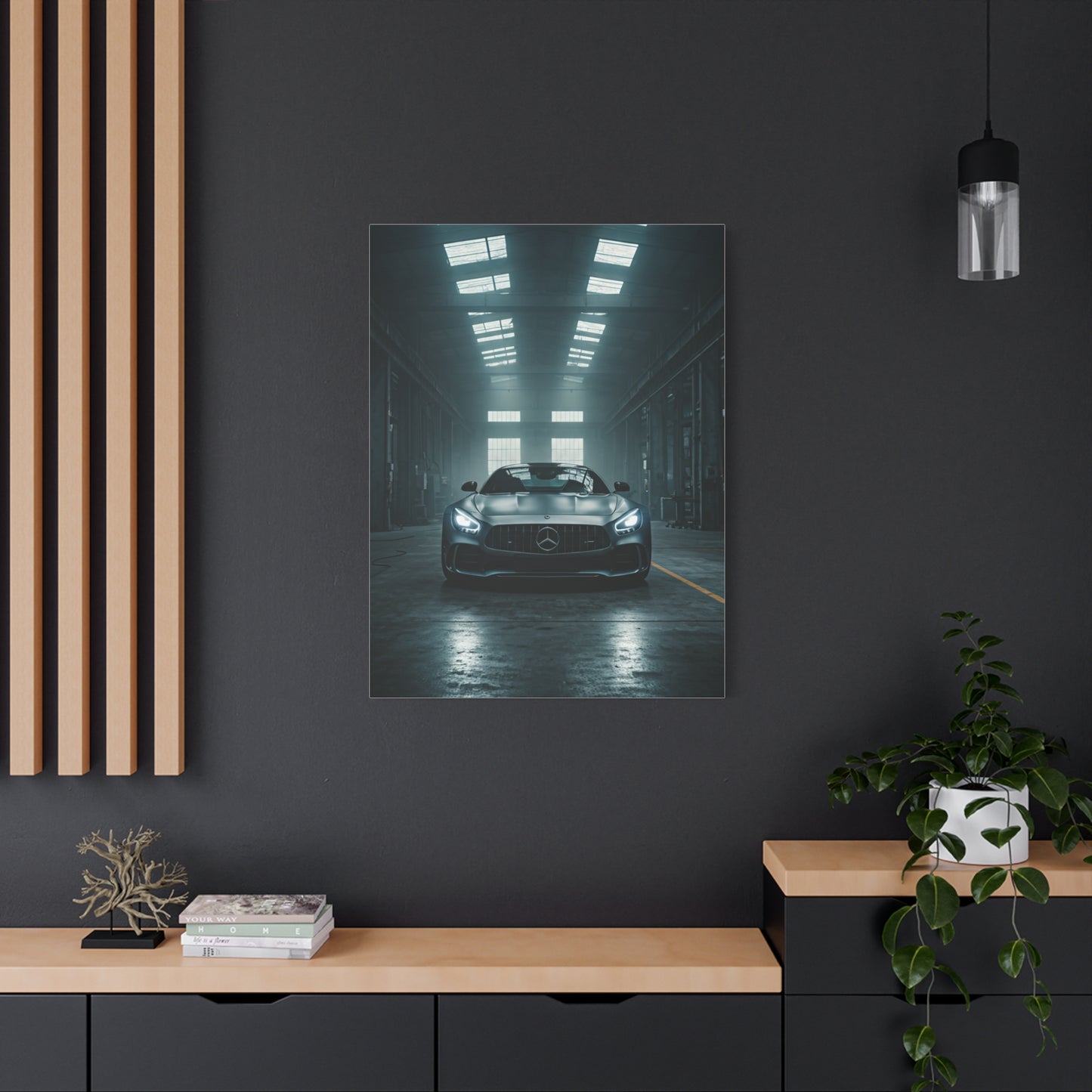 Mercedes AMG GT Mechanical Detailing Scene Wall Art & Canvas Prints
