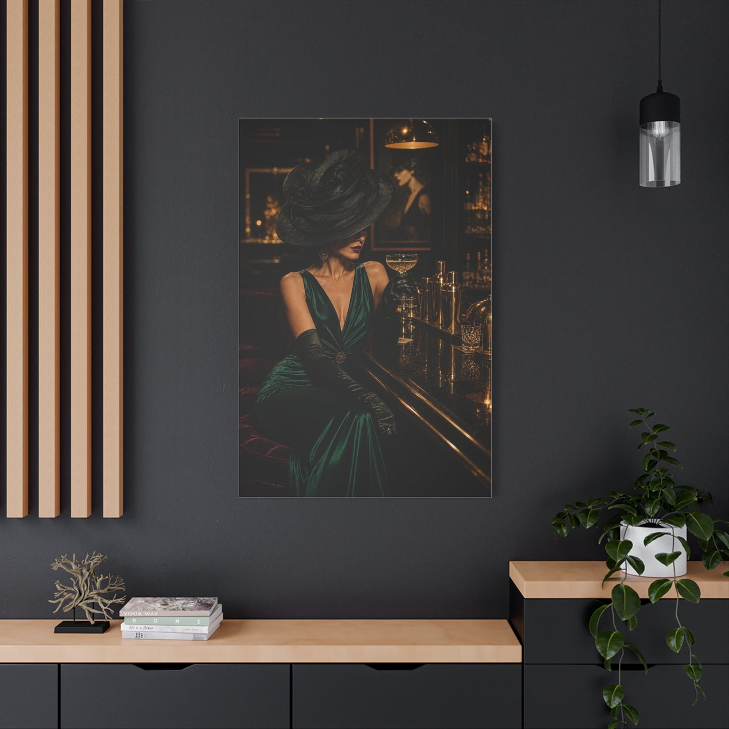 Couture Lounge Muse Portrait Wall Art & Canvas Print