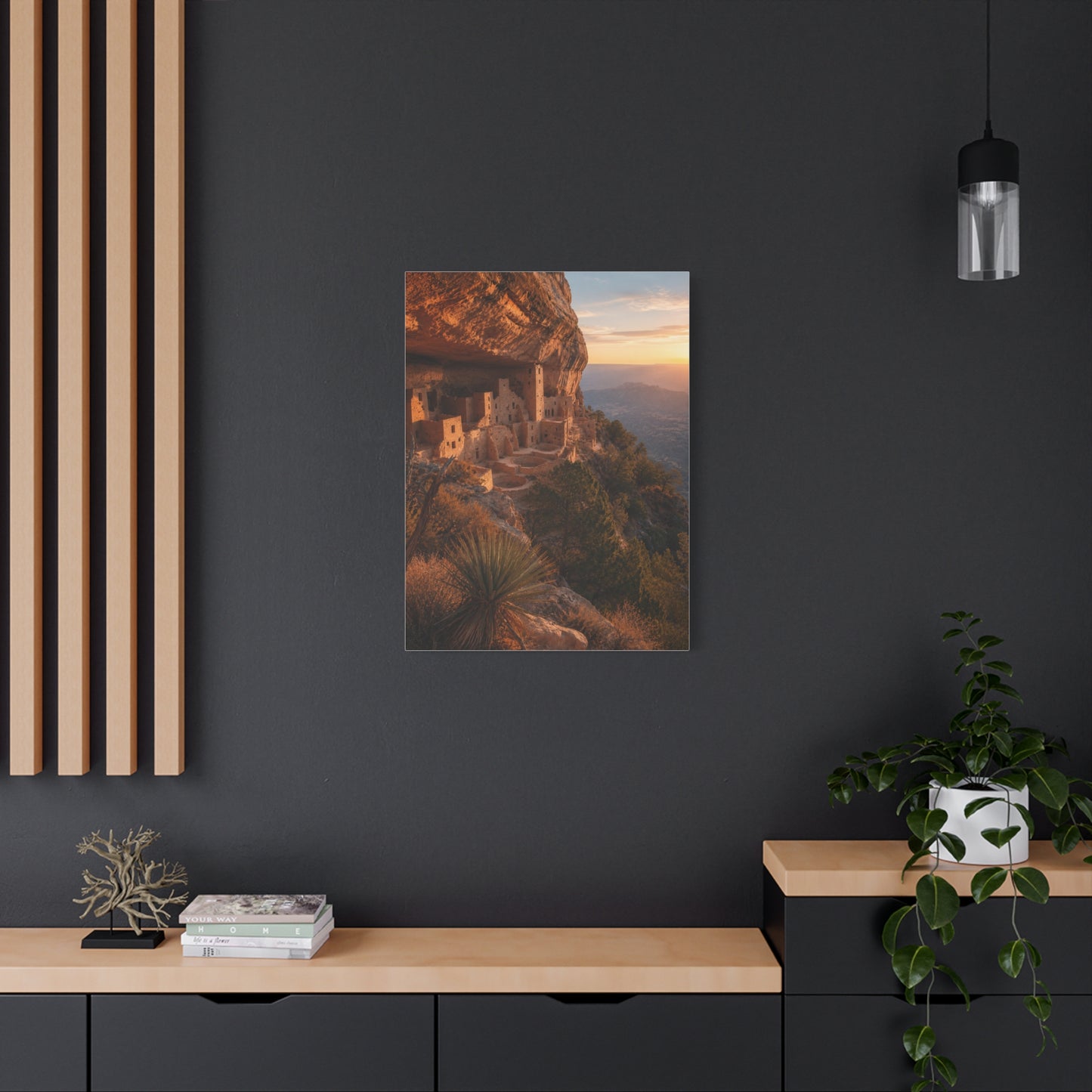Ancient Cliff Dwelling Canyon Wall Art & Canvas Print