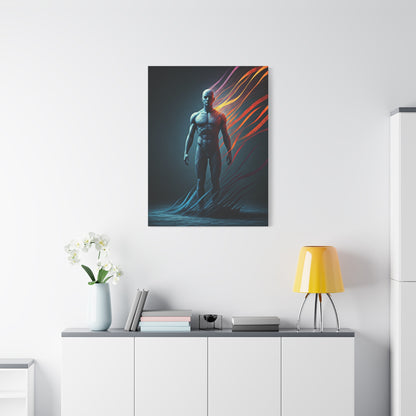 Energy Form Human Figure Wall Art & Canvas Prints