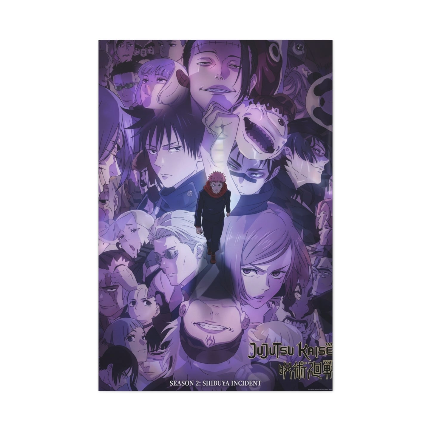 Jujutsu Kaisen Season 2: Shibuya Incident Poster Wall Art & Canvas Print