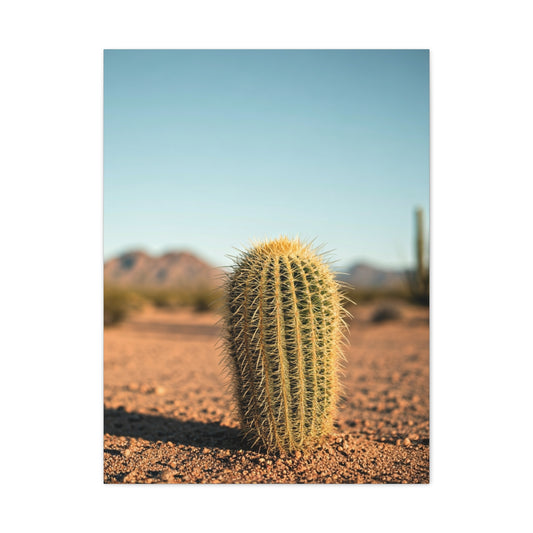 Barrel Cactus Desert Minimalism Wall Art & Canvas Prints
