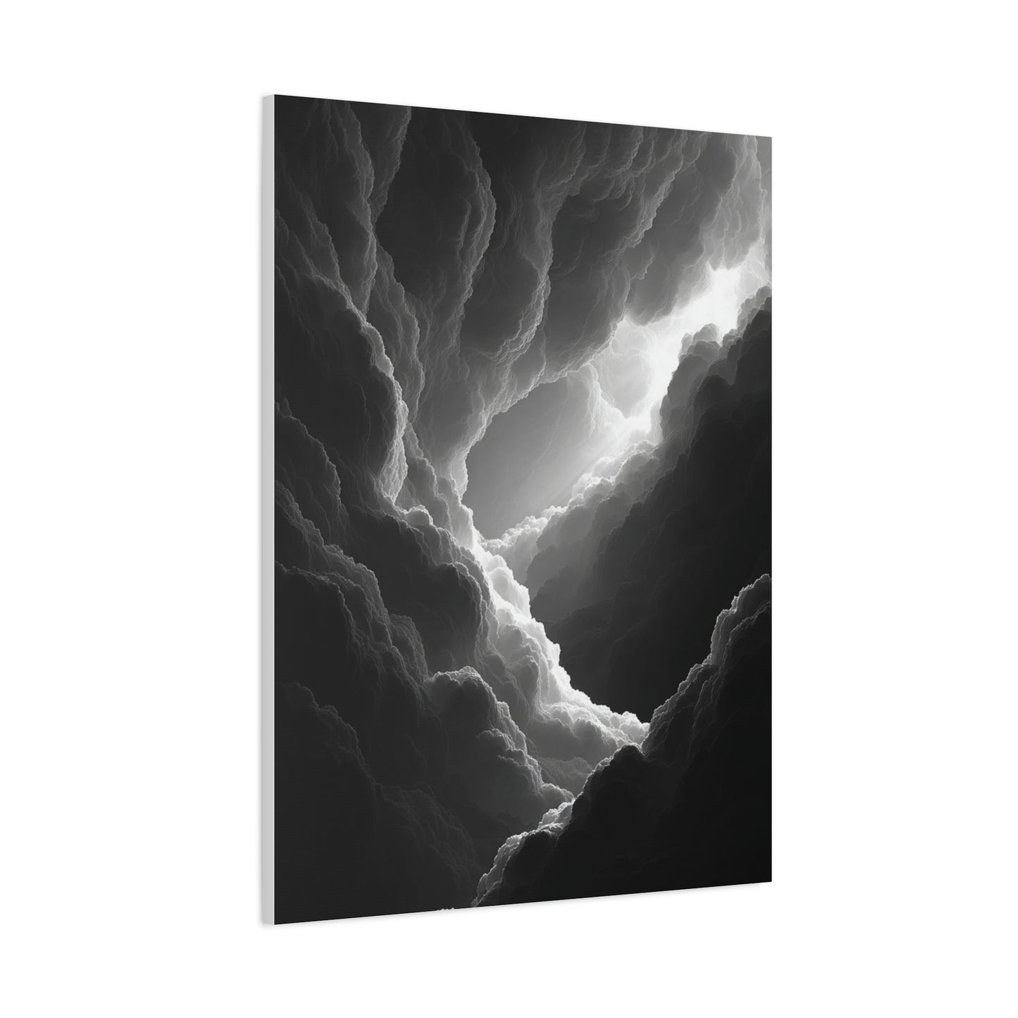 Dramatic Light Through Storm Clouds Wall Art & Canvas Print
