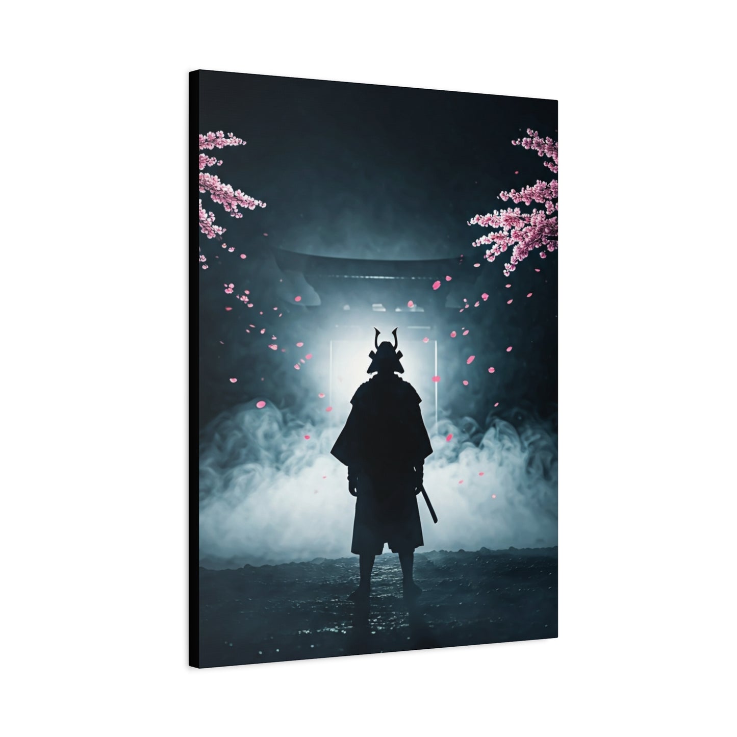 Samurai at the Torii Gate Wall Art & Canvas Prints