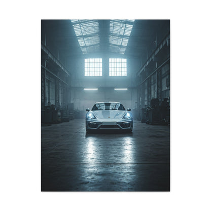 Porsche 718 Cayman Workshop Precision Wall Art & Canvas Prints