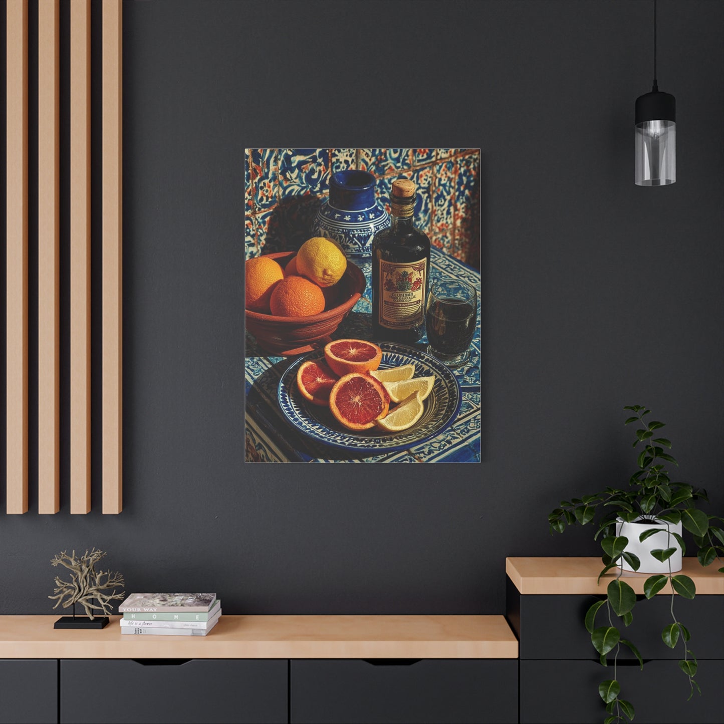 Italian Citrus & Majolica Still Life Wall Art & Canvas Print