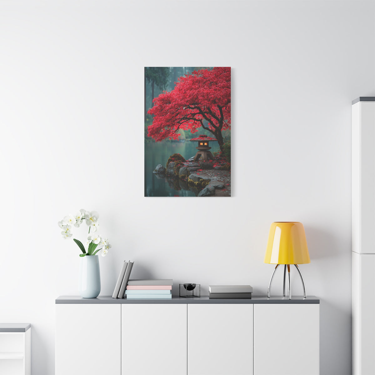 Japanese Maple Garden Autumn Wall Art & Canvas Print