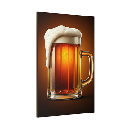 Golden Brew Glow Wall Art & Canvas Print