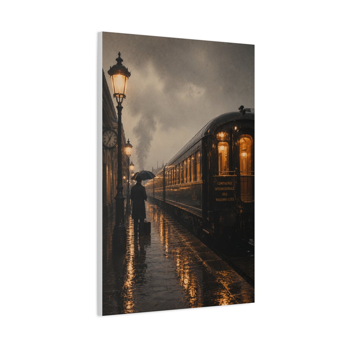 Classic European Night Train Journey Wall Art & Canvas Print