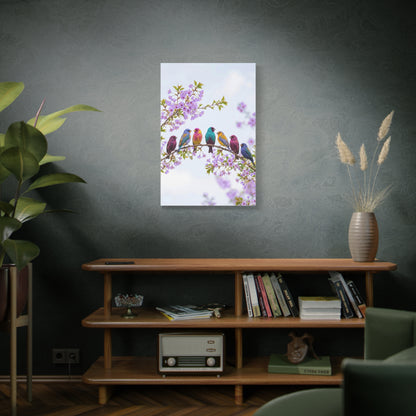 Spring Blossom Birds Composition Wall Art & Canvas Print
