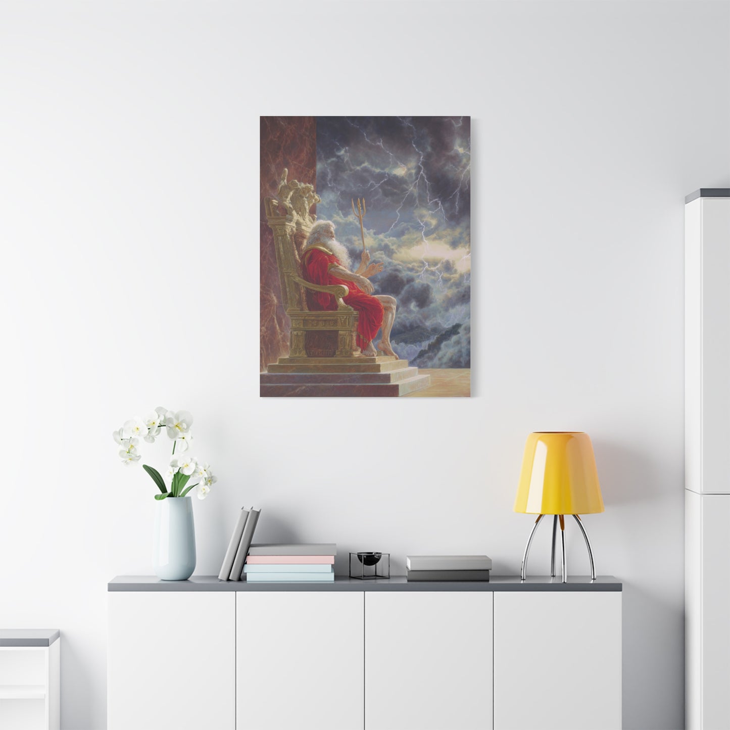 Zeus King of Olympus Classical Mythology Wall Art & Canvas Print
