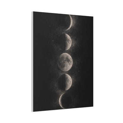Moon Phase Minimal Celestial Wall Art & Canvas Print
