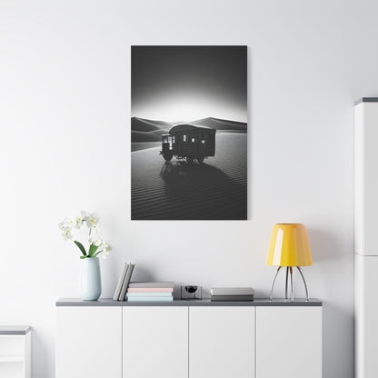 Desert Caravan in Moonlight Wall Art & Canvas Prints