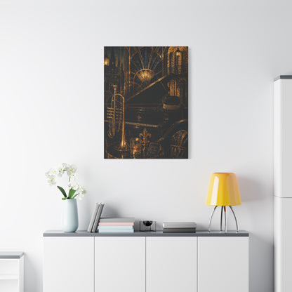 Jazz Lounge Still Life Elegance Wall Art & Canvas Print