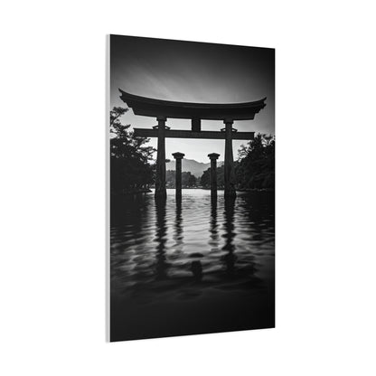 Torii Gate Reflection Serenity Wall Art & Canvas Prints