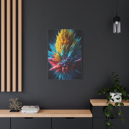Vibrant Energy Bloom Abstract Wall Art & Canvas Prints