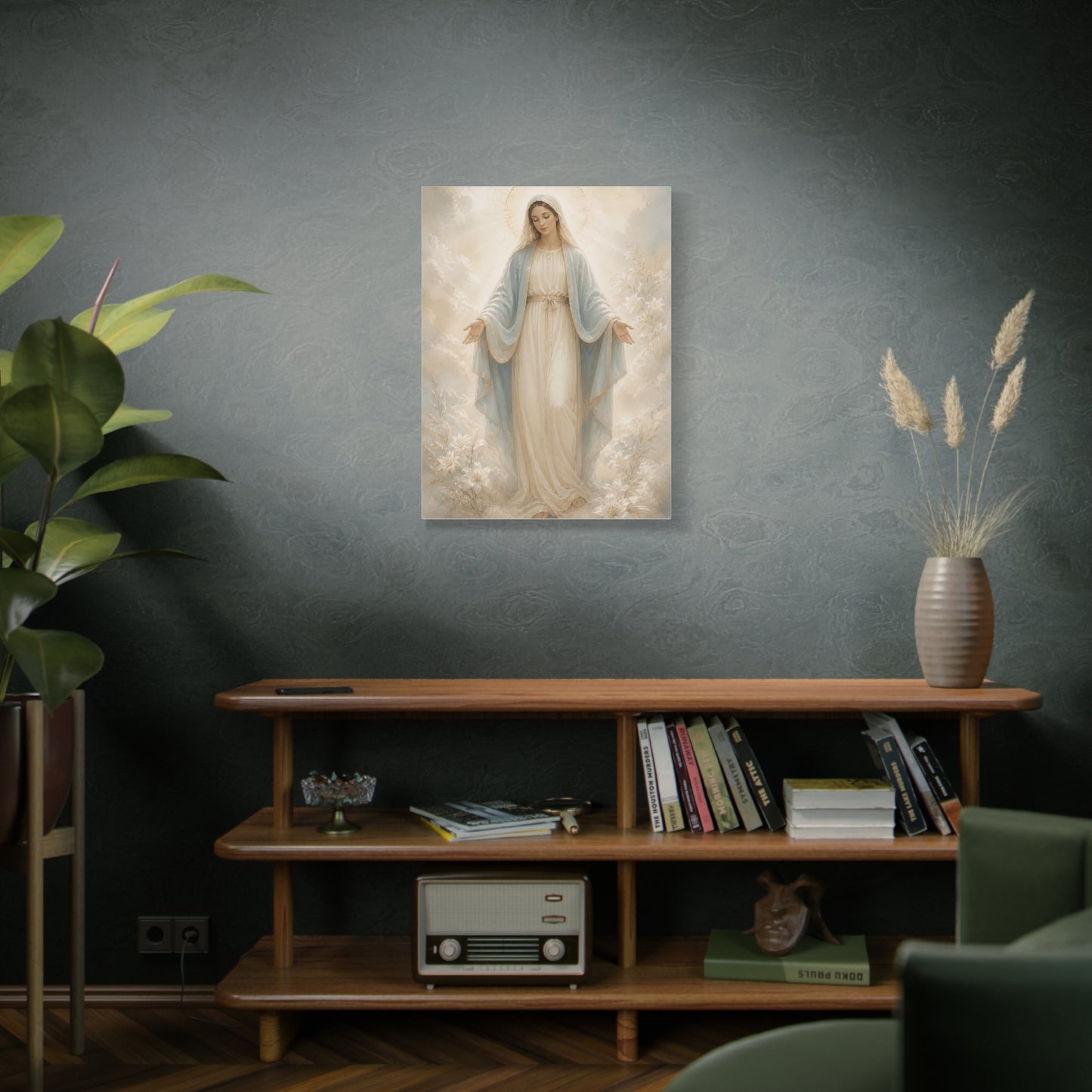 Our Lady of Grace Soft Luminous Portrait Wall Art & Canvas Print