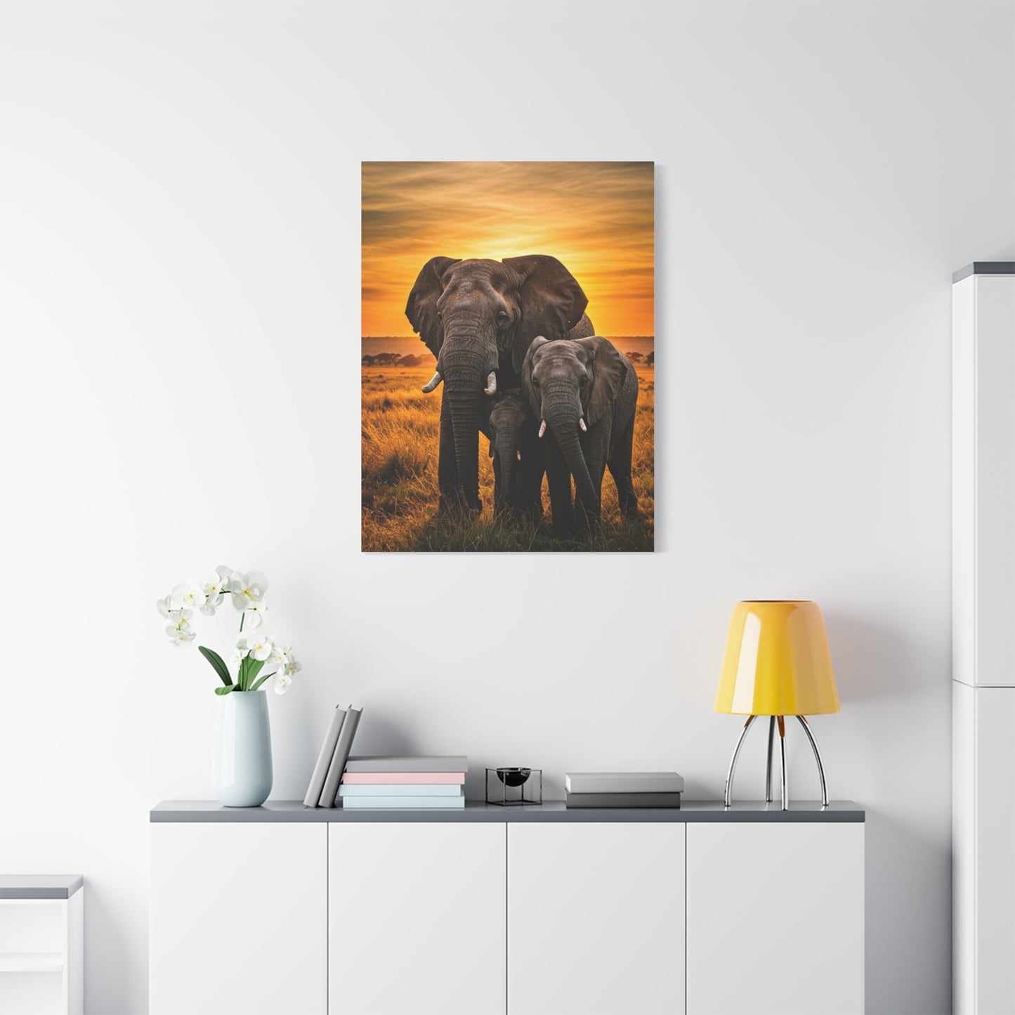 Elephant Companions Wall Art & Canvas Prints