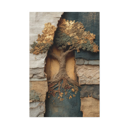Tree of Life Textural Relief Wall Art & Canvas Print