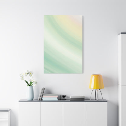 Soft Sage Gradient Flow Wall Art & Canvas Prints