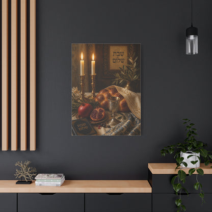 Shabbat Blessing Sacred Table Wall Art & Canvas Print