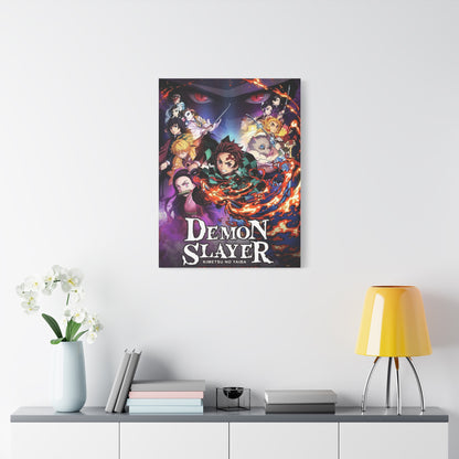 Demon Slayer: Kimetsu no Yaiba Season 1 Poster Wall Art & Canvas Print
