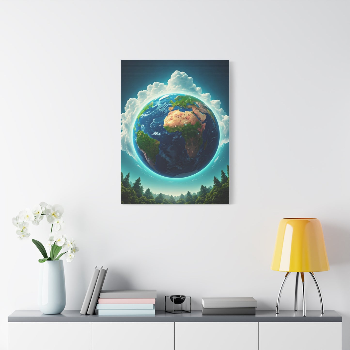 Earth Embraced by Nature Wall Art & Canvas Prints