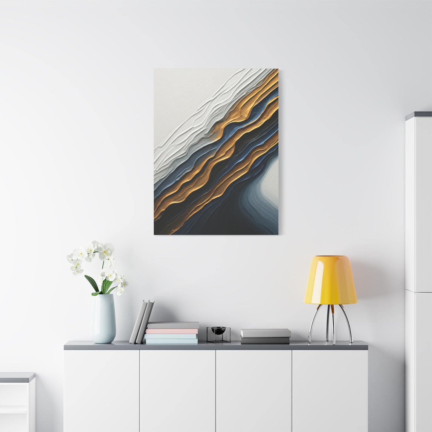 Golden Contours Wall Art & Canvas Prints
