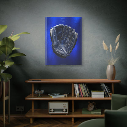 Cobalt Baseball Glove Collector Sports Wall Art & Canvas Print