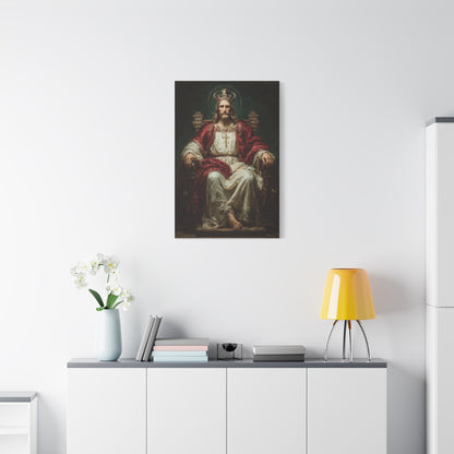 Christ the King Throne Portrait Wall Art & Canvas Print