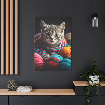 Whiskers in Wool Wall Art & Canvas Print