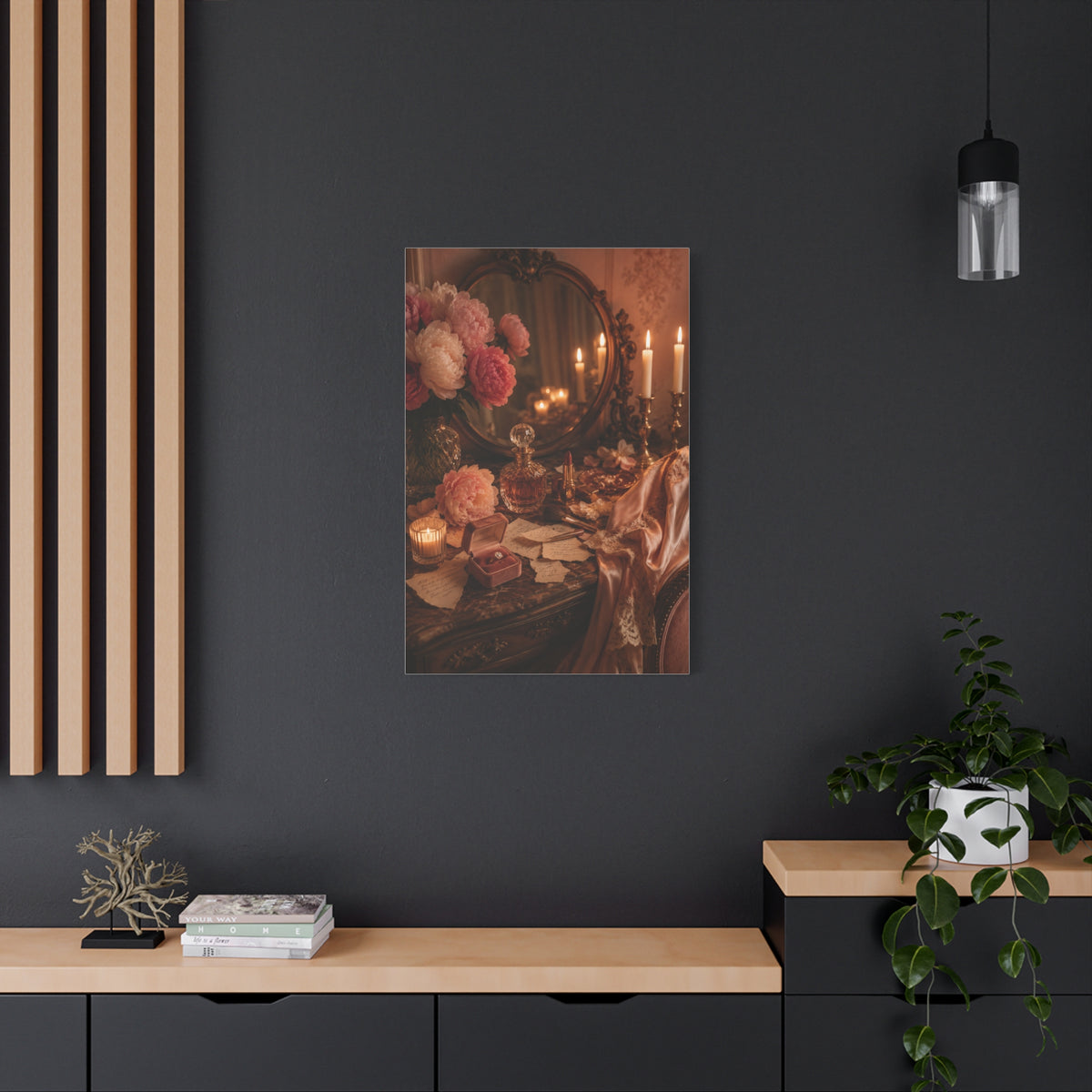 Vintage Vanity Love Letter Still Life Wall Art & Canvas Print