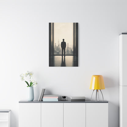 Leadership Vision Window Silhouette Wall Art & Canvas Print