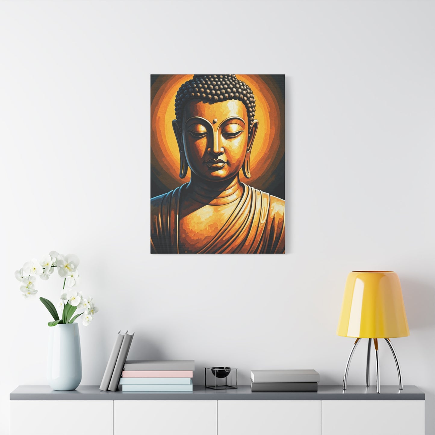 Enlightened Aura Buddha Canvas