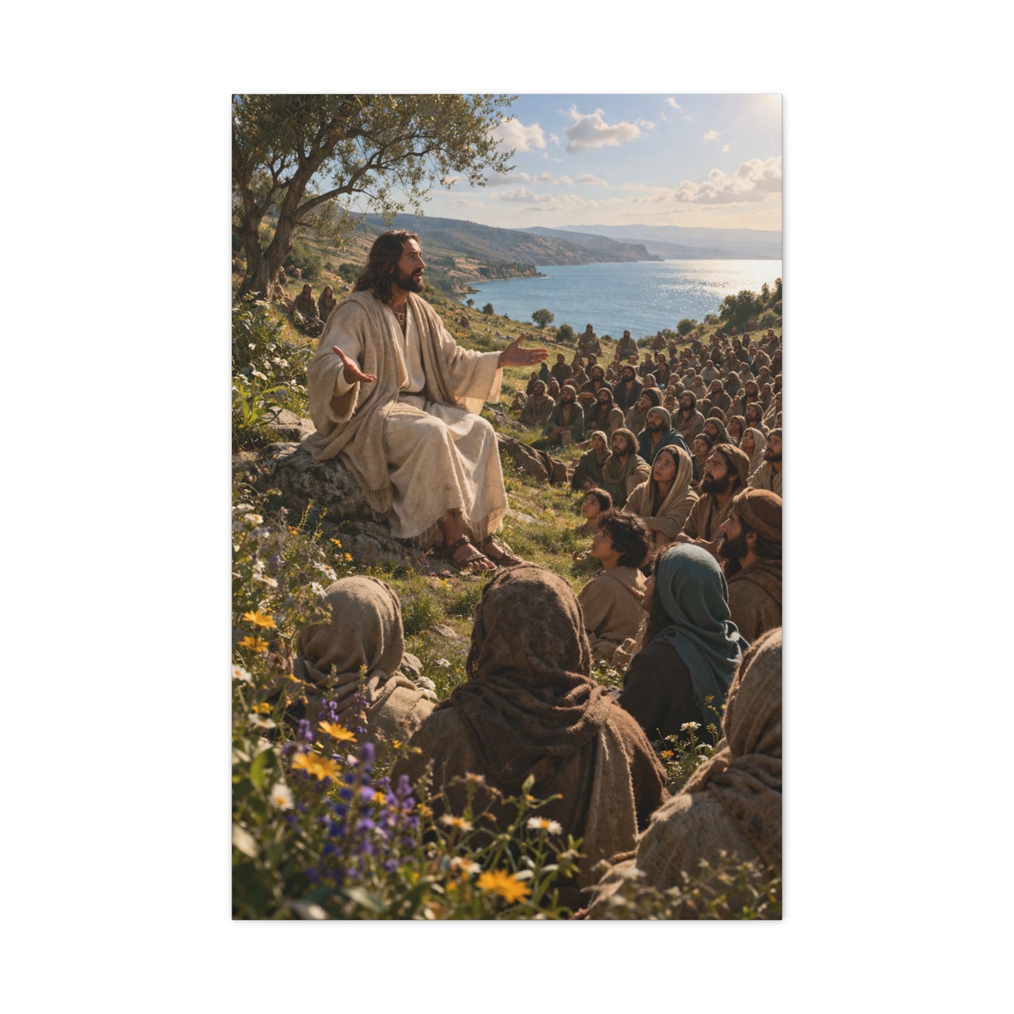 Sermon on the Mount Teaching Wall Art & Canvas Print
