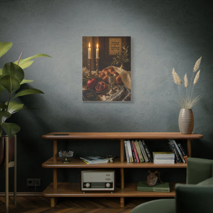 Shabbat Blessing Sacred Table Wall Art & Canvas Print