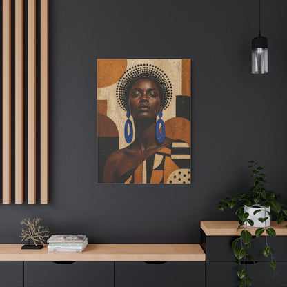 Afrocentric Power Portrait Wall Art & Canvas Print