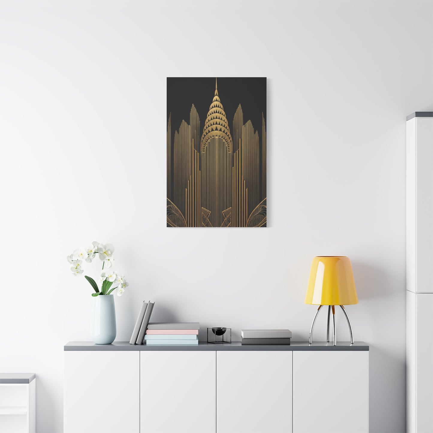 Cathedral Spire Art Deco Architecture Wall Art & Canvas Prints