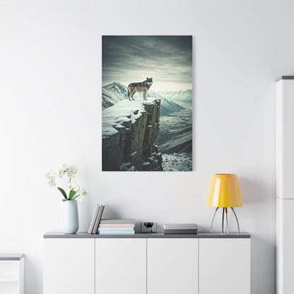Wolf Above the Mountains wall art & canvas prints