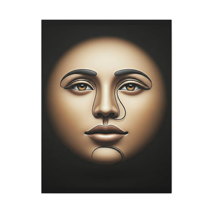 Ethereal Muse Portrait Wall Art & Canvas Print