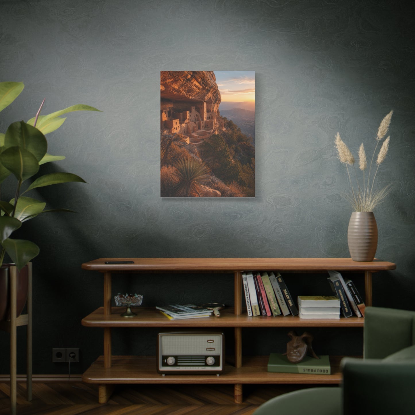Ancient Cliff Dwelling Canyon Wall Art & Canvas Print