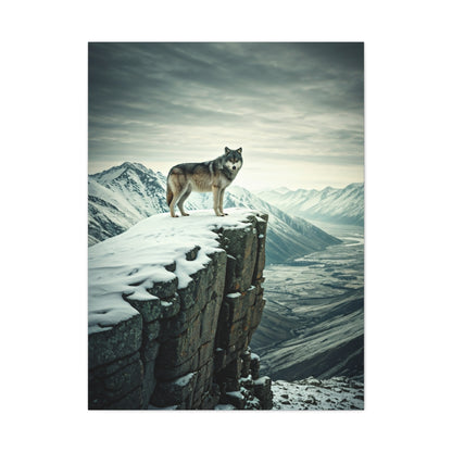 Wolf Above the Mountains wall art & canvas prints