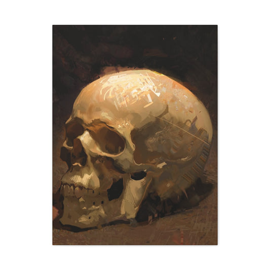 White Skull Poster Wall Art & Canvas Prints