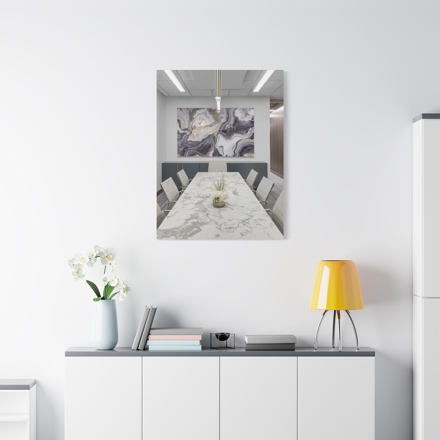 Mineral Stone Inspired Law Office Conference Wall Art & Canvas Print