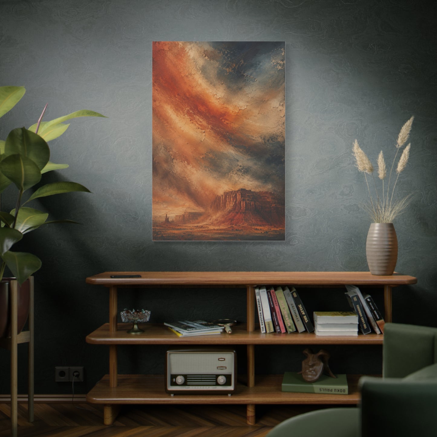 Dust Storm Mesa Abstract Wall Art & Canvas Print