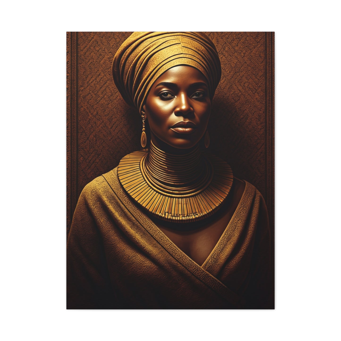 Bronze Heritage Queen Portrait Wall Art & Canvas Prints